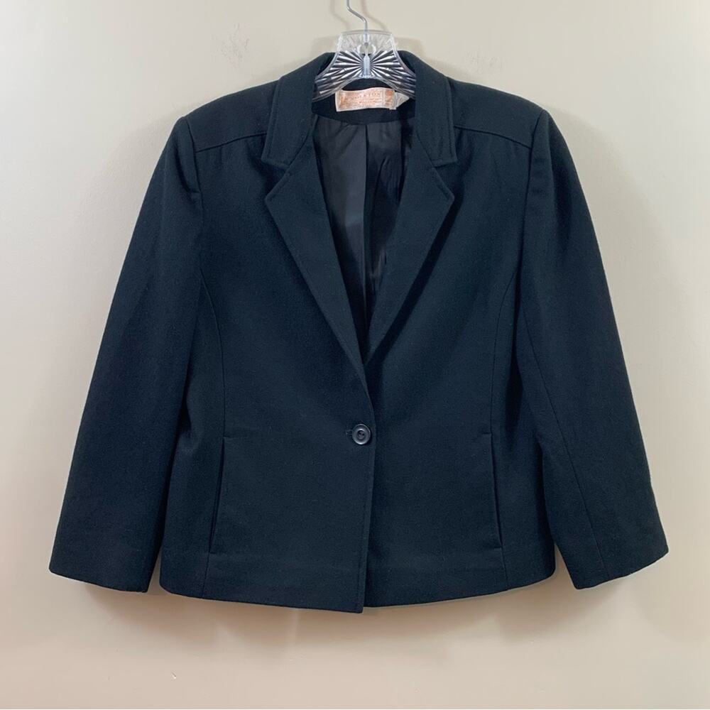 Pendleton Wool Black Blazer - image 1